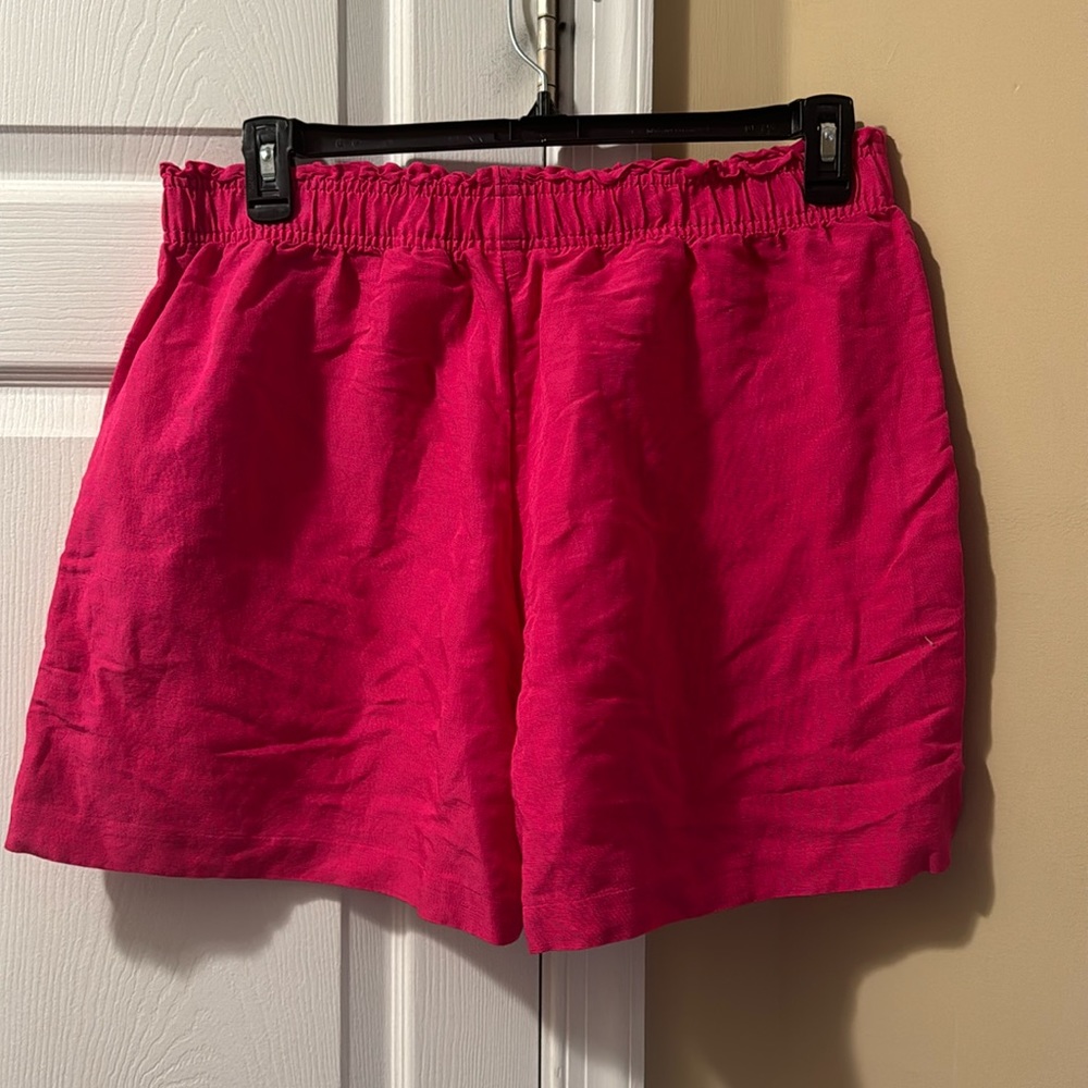 H&M linen-blend Pull-on Shorts